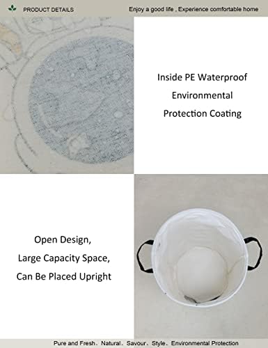 Round Collapsible Astronaut Space Laundry Hamper - Image 4
