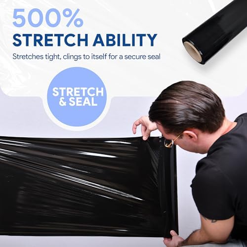 International Plastics Co. 18" Stretch Film/Wrap 1500 feet 80 Gauge, 4 Pack - Image 3
