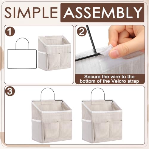 Wenqik 2 Pcs Wall Hanging Storage Bag - Image 3
