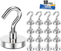 MIKEDE Magnetic Hooks 30lbs Strong Magnets Hook 18 Pack by MIKEDE