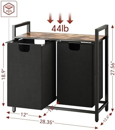 Kitstorack Laundry Basket Organizer, Laundry Hamper - Image 2