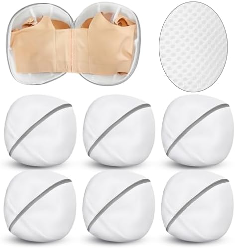 Shappy 6 Pcs Bra Washing Bag for Laundry Storage Women 11.81 Inch Gray by Shappy