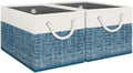 Fab totes Storage Bins 2-Pack, Foldable Storage Baskets by Fabtotes