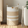 Nunsino 75L Striped Laundry Hamper by Nunsino