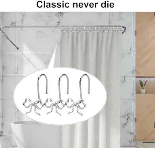Bow Shower Curtain Hooks - Image 7