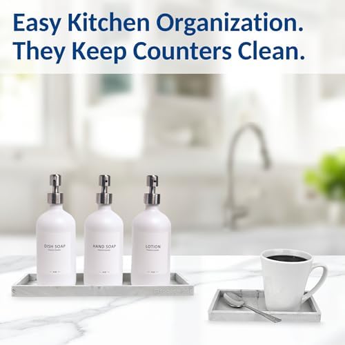 Spacewiser Countertop & Vanity Silicone Tray – 2 PC Set - Image 6