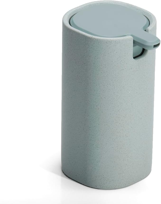 LINE+ARC Modern Easy-to-Press Soap & Lotion Dispenser, Sage | Ergonomic by LINEARC