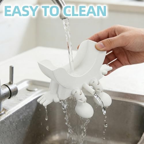 Cute Smiley Sponge Holder, Kitchen Sink Caddy - Image 6