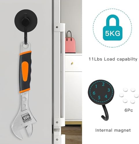 2 Pack Magnetic Wreath Hanger, Heavy Duty Magnets - Image 6