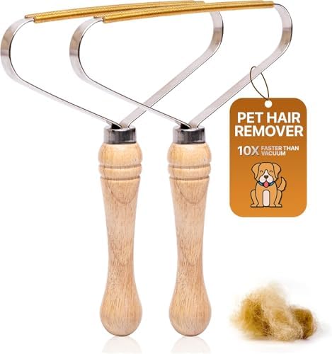 2-Pack Pet Hair Removal Tool by Diafline