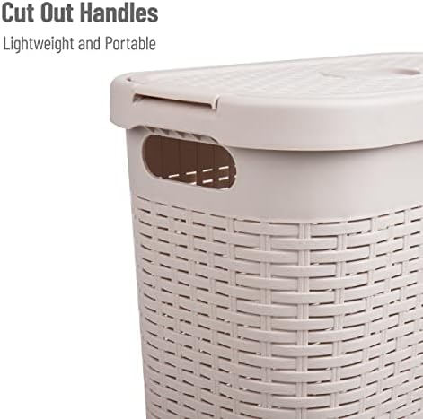 Mind Reader Slim Laundry Hamper - Image 4