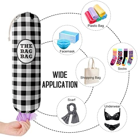 THE BAG BAG Plastic Bag Holder, Hanging Trash Bag Storage Organizer - Image 4