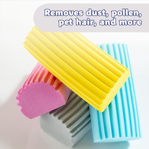 Scrub Daddy Damp Duster, Ridged Wet Dust Sponge - Image 4