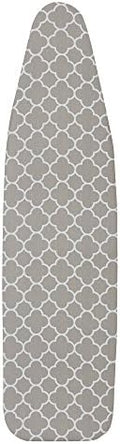 Household Essentials 80098 Ironing Board Cover | 100% Cotton | Gray Trellis by HouseholdEssentials