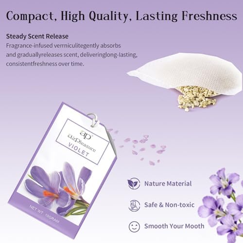 Violet Scented Sachets Bag 6 Pack - Image 3