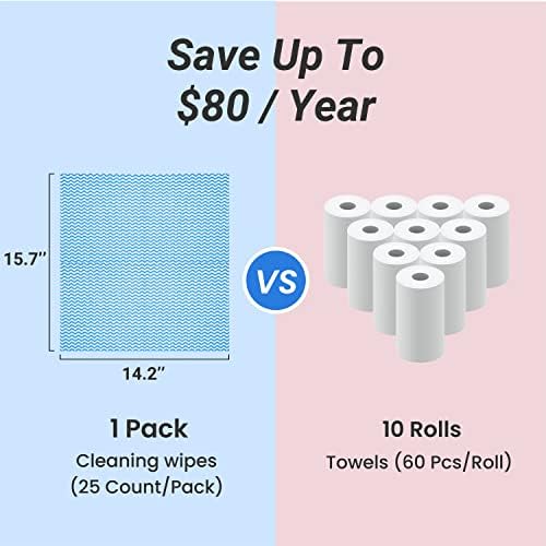 Reusable Cleaning Cloths Dish Paper Towels, Domestic Cleaning Towels - Image 5