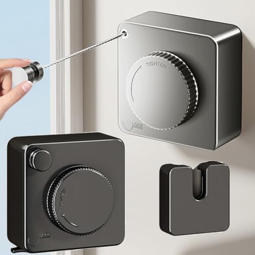 15ft Retractable Clothesline Indoor & Outdoor by DESLON
