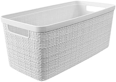 Curver Set of 8 Slim 6.8L Jute Decorative Plastic Organization and Storage - Image 3