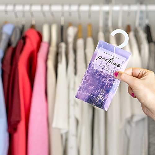 Loopeer 24 Pcs Lavender Large Hanging Closet Deodorizer Air Freshener Scented - Image 6