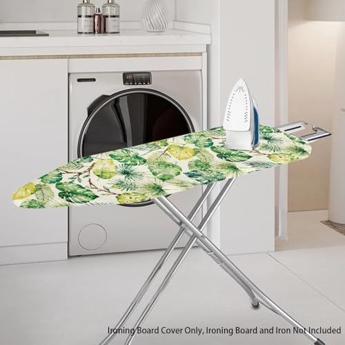Monstera Print Ironing Board Cover Protector Dirt-Resistant Iron Board Cover - Image 2