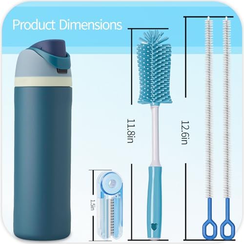 4 Pack Water Bottle Cleaner Brush Set - Image 6