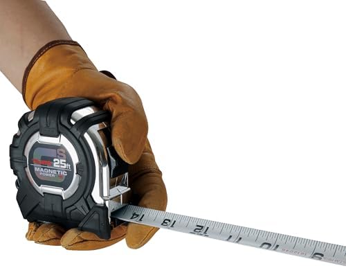 TAJIMA Tape Measure - 25ft x 1in GS-Lock Measuring Tape - GS-SC25BW - Image 2