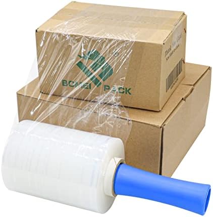 BOMEI PACK Plastics Industrial Mini Stretch Wrap Film Replacement 5" x 1000ft - Image 2