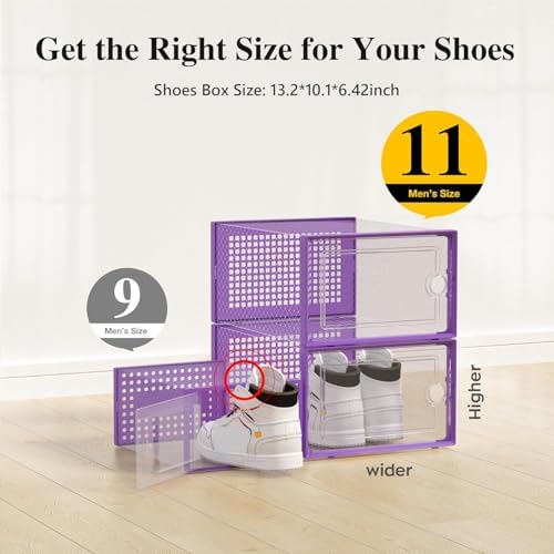 Kuject X-Large Shoe Storage Boxes 12 Pack - Image 2
