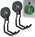3-H Heavy Duty Magnetic Hooks, No-Drill Garage Power Tool Holder, 2 Pack by 3-H