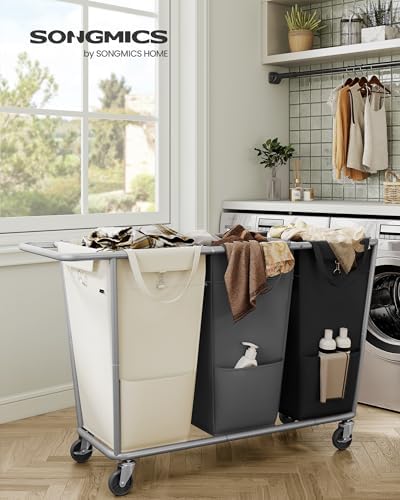 SONGMICS 3-Section Laundry Basket - Image 2
