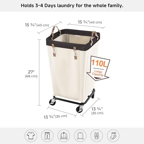 StorageWorks 110L Laundry Basket - Image 3