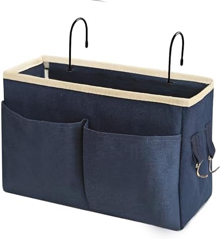 Bedside Caddy Bedside Hanging Storage Basket Multi-Function Organizer Caddy by Someteth