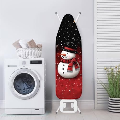 Iron Board Cover Christmas Snowman Design Soft Ironing Board Cover Christmas - Image 3