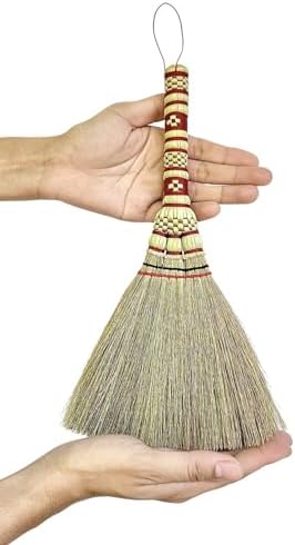 Small Corn Wisk Brush Broom 11 Inch Blue, AW038-AW0038, length 11 Inch by AWBROOMS