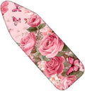 Nuxovilar Rose Butterfly Cotton Ironing Board Cover 15x54 Fabric by Nuxovilar