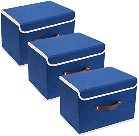 TYEERS Collapsible Storage Boxes, Washable Fabric Storage Bins by StorageOrganization