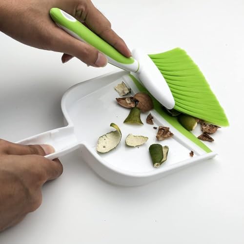 Dust pan, Mini Dustpan and Brush Set, Small Broom and Dustpan Set, Small Hand - Image 2