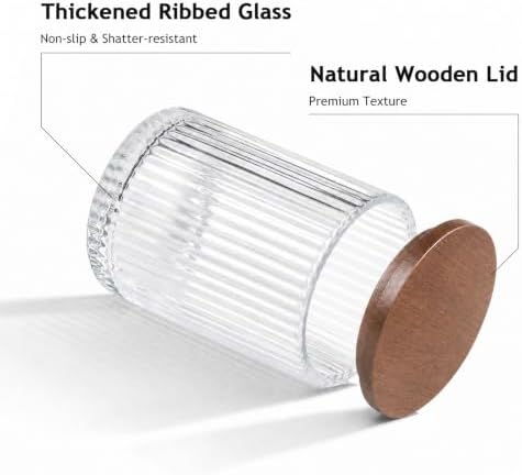 SheeChung 2 Pack Glass Apothecary Jar - Image 6