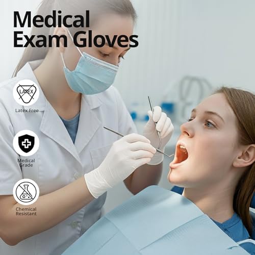 SwiftGrip Disposable Nitrile Exam Gloves, Case of 1000, Cooking & Esthetician - Image 3