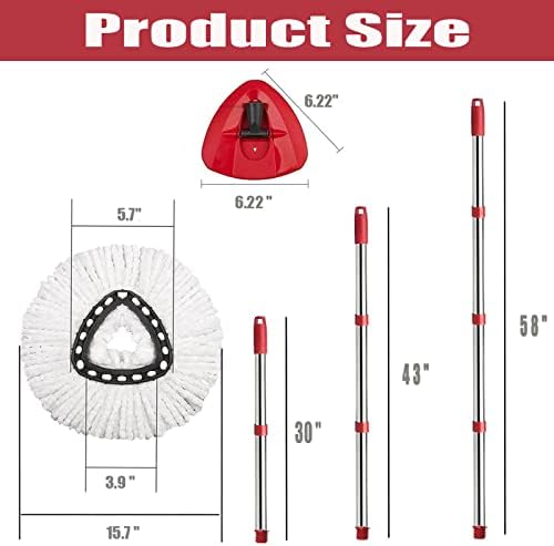 O-Cedar Spin Mop Replacement Head Set - Image 3