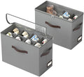 OIAHOMY 2 Pack Shoe Organizer for Closet, Foldable Shoe Storage Bins by MasterofSpaceOptimization