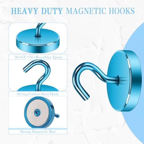 Neosmuk Magnetic Hooks for Cruise Cabins, 170lb Heavy Duty, 4 Pack - Image 5