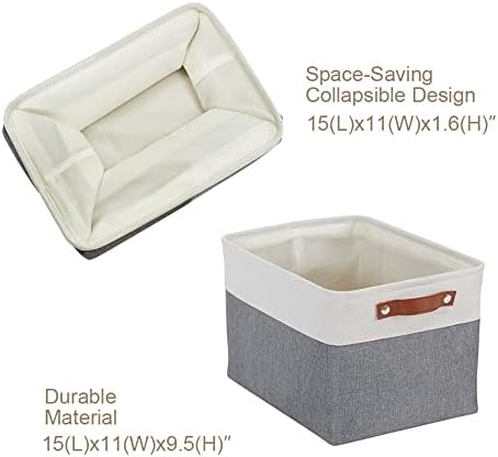 DECOMOMO Storage Bins, Large Fabric Storage Baskets - Image 5