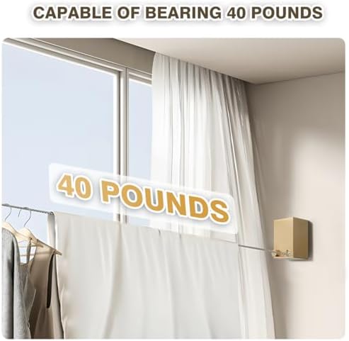 Retractable Clothesline, Retractable Clothesline Indoor, Laundry Line - Image 5