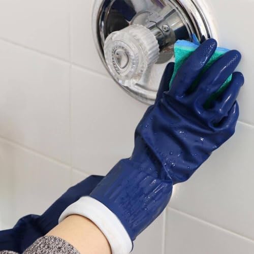 Playtex Living Premium Reusable Rubber Cleaning Gloves, Drip Catch Cuffs - Image 2