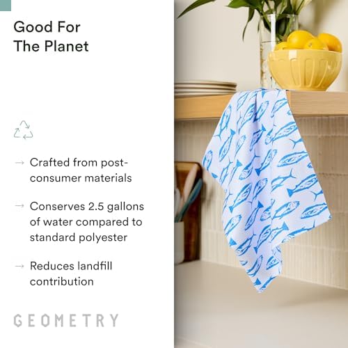 GEOMETRY Tea Towels – Spring & Summer Collection – Quick-Dry, Ultra-Absorbent - Image 3