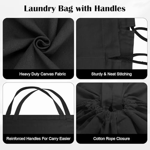 Heavy Duty Canvas Laundry Bag - Image 5