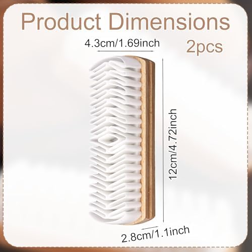 2pcs Suede Shoes Brush, Durable Suede Cleaning Cleaner Brush - Image 2