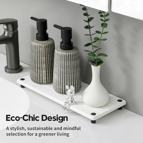 Razborci Instant Dry Sink Caddy Kitchen Sink Organizer, Quick Drying Stone Tray - Image 4