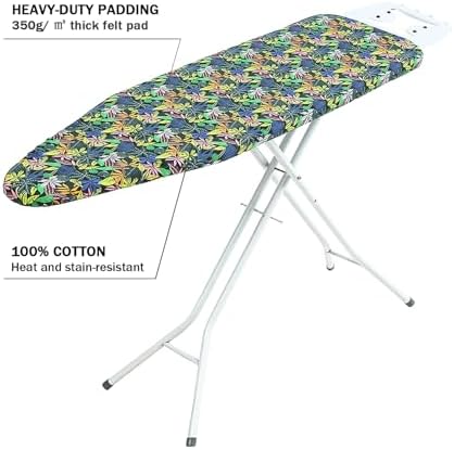 Ironing Board Cover and Pad Standard Size 15 x 54, 3 Pairs of Hook and Loop - Image 3